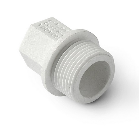 Заглушка резьбовая 3/4 белый (100/400) ПРО АКВА (РА15510Р)