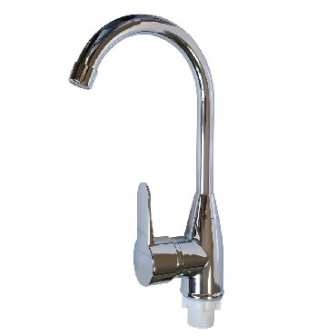 BRIMIX - Смеситель кухонный , шаровый АБС пластик хромированный (код: 590)