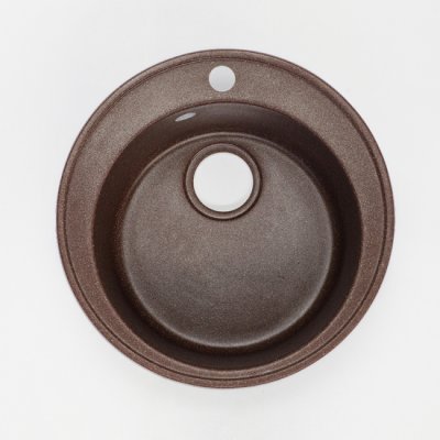 Мойка гранит FOSTO КМД 51 (шоколад 121) с сифоном СНЯТ С ПРОИЗВОДСТВА