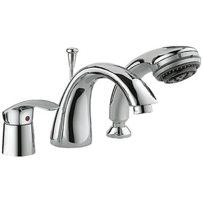 Смеситель врезной на борт ванны 3 отверстия Haiba HB1121 хром (латунь)