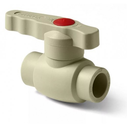 Кран шаровой 20 серый (1/60) STANDART ПРО АКВА (PA44008G)