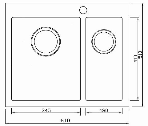 Кухонная мойка Seaman Eco Marino SMB-6151DRS