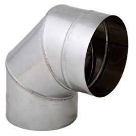 Колено "Sferra" 90° нерж.0,8мм ф115