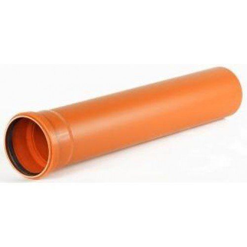 Труба НПВХ SN4 200*4,9*1200 (15) Хемкор  (1491068)