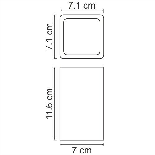 Стакан для зубных щеток К-9628 WasserKRAFT