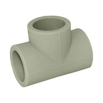 Тройник однозначный 32 серый (10/60) ПРО АКВА (PA14012РG)