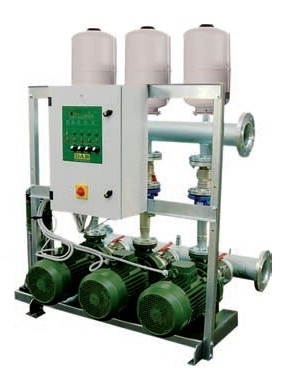 Насосные станции BOOSTER SETS WITH 3 CENTRIFUGAL PUMPS IE3 MOTOR3NKP-G 40-200/210 11 400-50