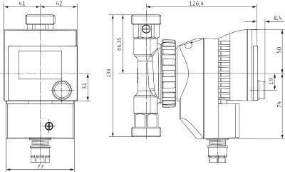 Насос STAR-Z 20/7-3 150мм (4081203) цирк., бронз. корп., без гаек
