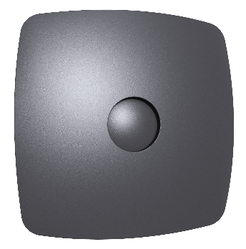 Вентилятор RIO 4C dark gray metal осевой с обр.клапаном (настенный,потолочный)