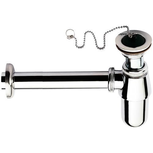 Сифон KAISER для раковины с выпуском хром (973Z /9592)