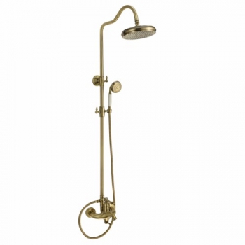 Душ. система ROSE с изливом бронза R0136Q