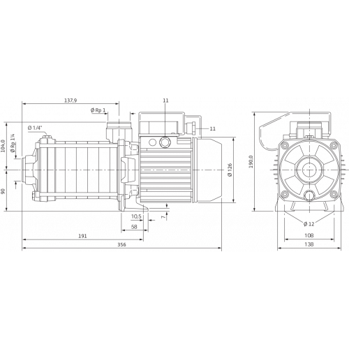 Насос MHIL 503-E-1-230-50-2 (4083906)