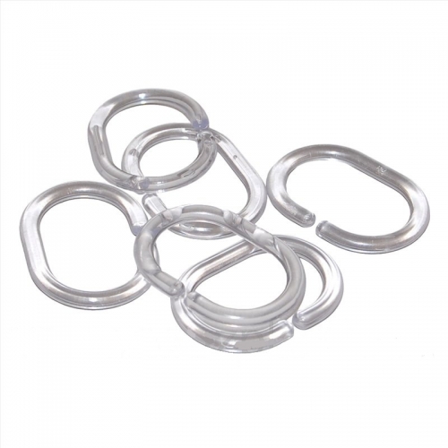 Кольцо д/шторы пластик (прозрачный)