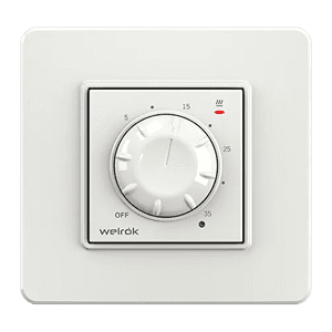 Терморегулятор Welrok ROL, в подрозетник, воздух 0-35°C, AC230V, 16A