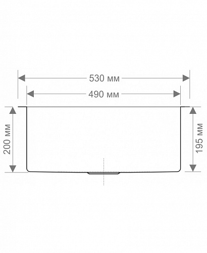 Мойка нерж врезная  Seaman ECO Marino SME-530