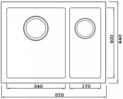 Кухонная мойка Seaman Eco Marino SME-575L