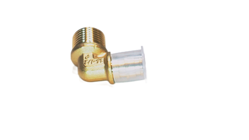 Угольник с нар. резьбой латунный 20х1/2''  (HFWQE00064) Hipex (20)