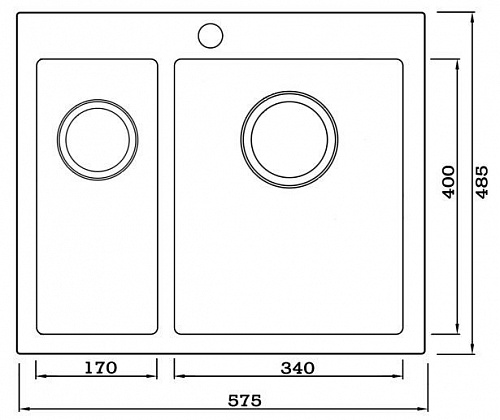 Кухонная мойка Seaman Eco Marino SMV-575L