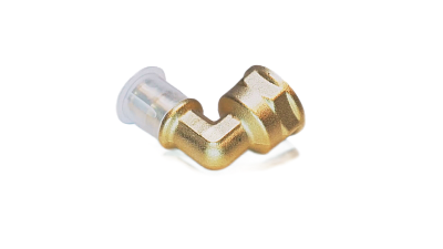 Угольник с вн. резьбой латунный 20х1/2''  (HFWQE00060) Hipex (50)