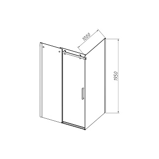   VINCEA Como-N 1400*1000, ,   VSR-4CN1014CL (VDS-4CN140CL+VSG-4CN100CL)