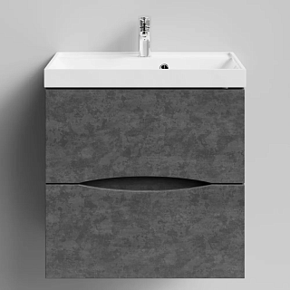 Комплект мебели 60 "Лайт-60" подвесная Серый камень Водолей (ум.Classic-60/Астория-60) 