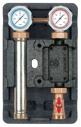 Насосная группа UK 1'' прямая, без насоса (M66811EARU) Meibes