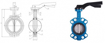   BVF WT  / DN50 PN10/16   (. )