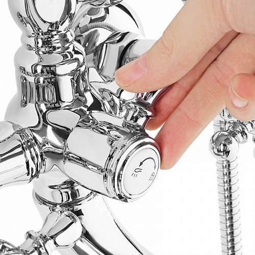 Смеситель для ванны с керамическим дивертором, SAM, IDDIS, SAMSB02i02