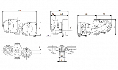 Насос MAGNA1 D 32-100 (1х230) 99221241