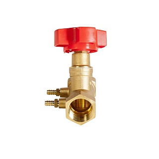 Клапан балансировочный ручной латунь Ду 25 RSV54 G1" Ру16 Тмакс=110 оС ВР Kvs=9,3 м3/ч REON (025RSV54) (136545)