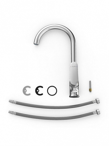 Смеситель д/кухни "Takase" (TAK-1013) высокий излив TOKITO