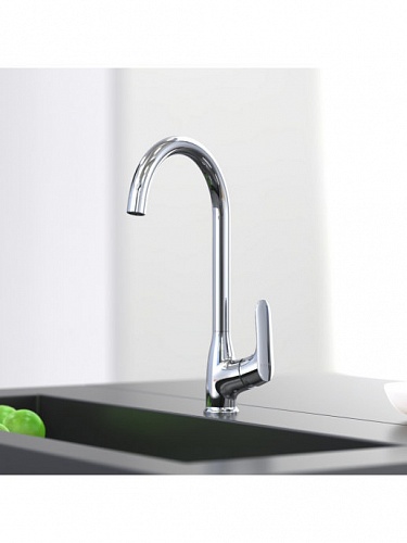 Смеситель д/кухни "Takase" (TAK-1013) высокий излив TOKITO