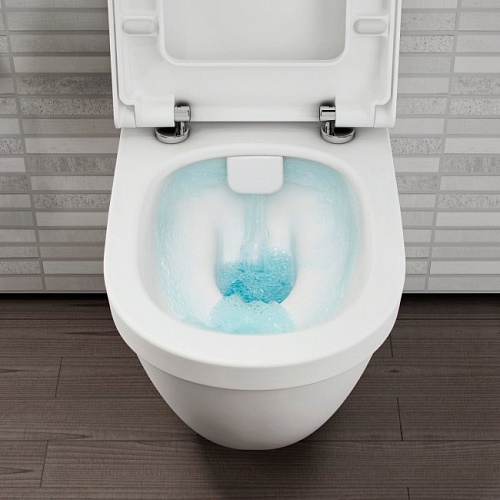 Унитаз подвесной VITRA S50 с Rim-ex с тонким сиденьем (7740В003-0075 + 110-003-019)