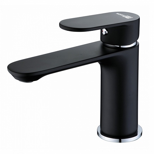 Смеситель д/умывальника "Elbe" (7403) 35мм черный WasserKraft