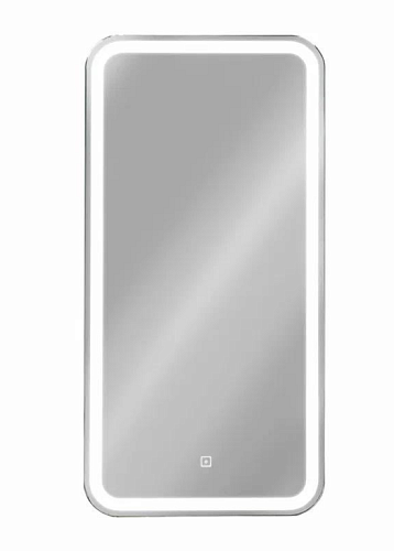 Зеркало-шкаф 40 "Эллиотт-40х80" Левый с розеткой, с LED подсветкой и сенсорным выключателем Континент