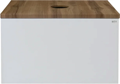 Тумба 60 "ИВА-60" подвесная белый/дуб MISTY