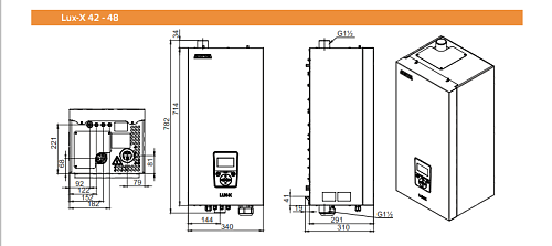 Котел электрический ZOTA Lux-X -  42 ВЫГОДА! 