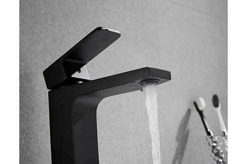 Смеситель д/раковины SHEVANIK черный S9701H