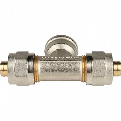 Тройник-переходник с внутренней резьбой 16х1/2"х16 SFS-0012-001216 STOUT