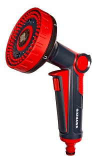 Пистолет-распылитель OKINAWA 6 режимов, пластиковый с клавишей (2512) 