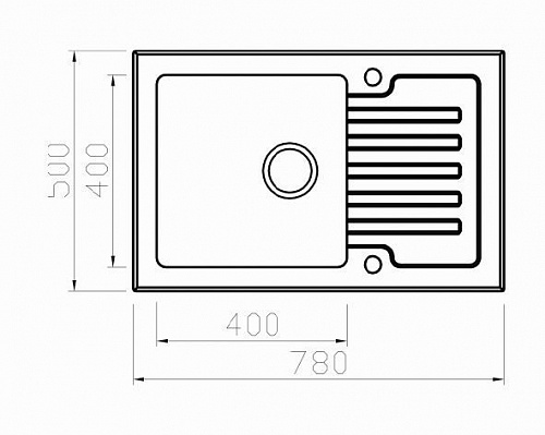 Кухонная мойка Seaman Eco Glass SMG-780W Gold (PVD)