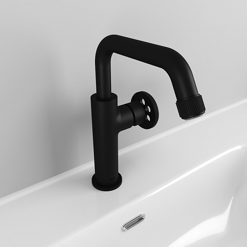 Смеситель для умывальника, черный, Grange, IDDIS, GRABLR0i01