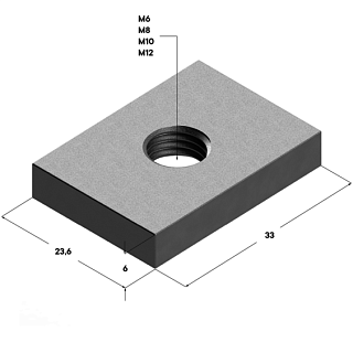    TNU 28-40 6F  M8 (450/50/) (09107001)
