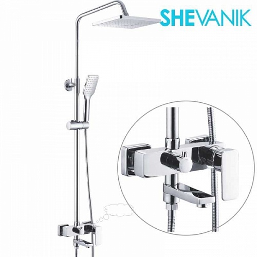 Душ. система SHEVANIK хром S9536