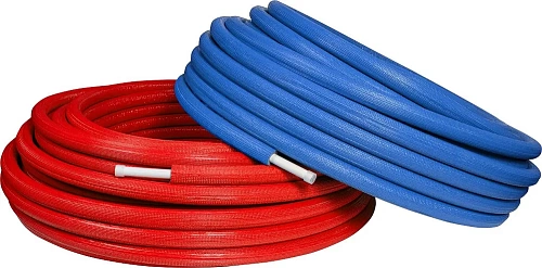 Труба 32х3.0 в синей изол.(бухта 25 м) K-FLEX SOLID ISOLINE B 6 PERT II/Al/PERT II  В НАРЕЗКУ