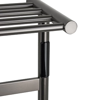 Полотенцесушитель "Kraftte" 510х575 П4 с полкой ГРАФИТ электро САНАКС 44020