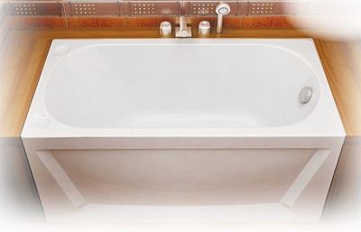 Ванна акриловая Стандарт,130х70 + установочный комплект + фронтальная панель TRITON