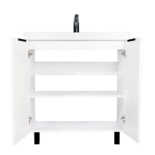 Комплект мебели 80 "Берлин-80" напольная 2 дв. белая VIANT (ум.MODUO-80)