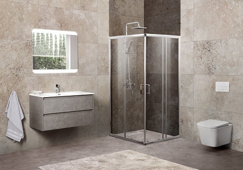 ДУШЕВОЙ УГОЛОК BELBAGNO UNIQUE-A-2 85/100-P-Cr