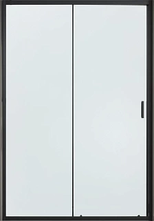 Дверь для душа VINCEA City VDS-5CT120CLB, 1200, черный, стекло прозрачное 5 мм